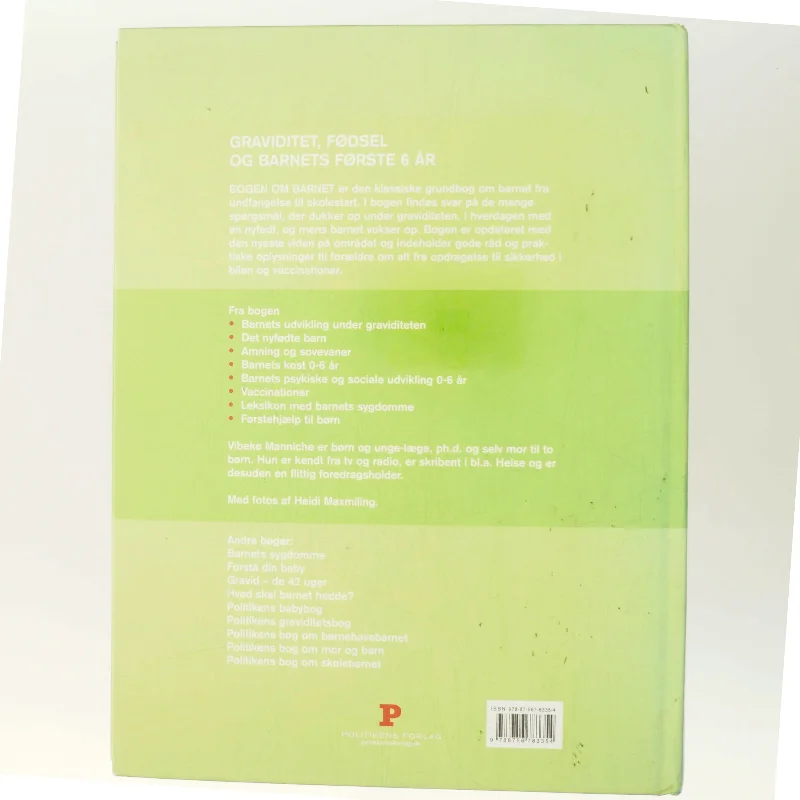 Bogen om barnet af Vibeke Manniche (Bog)