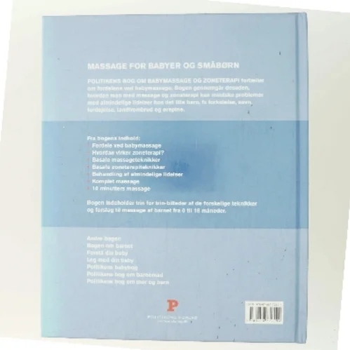 Politikens bog om babymassage og zoneterapi af Wendy Kavanagh (Bog)
