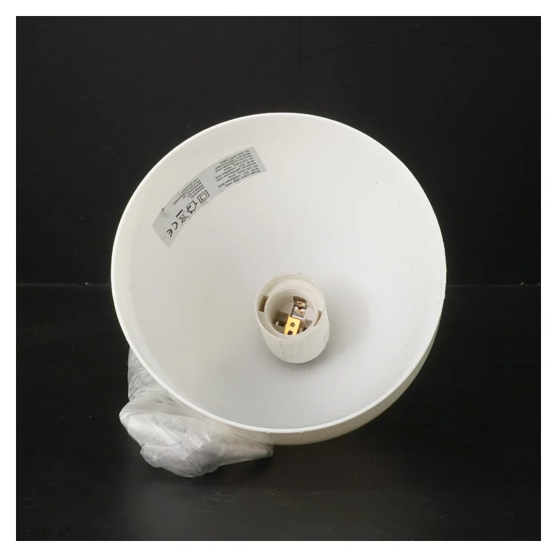 Ny Hvid pendellampe (str. Ø 16 cm)