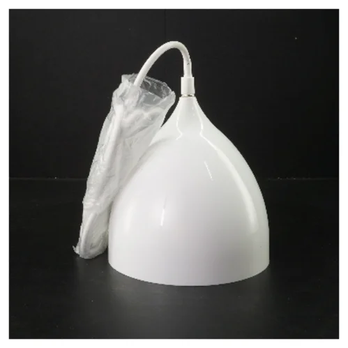 Ny Hvid pendellampe (str. Ø 16 cm)