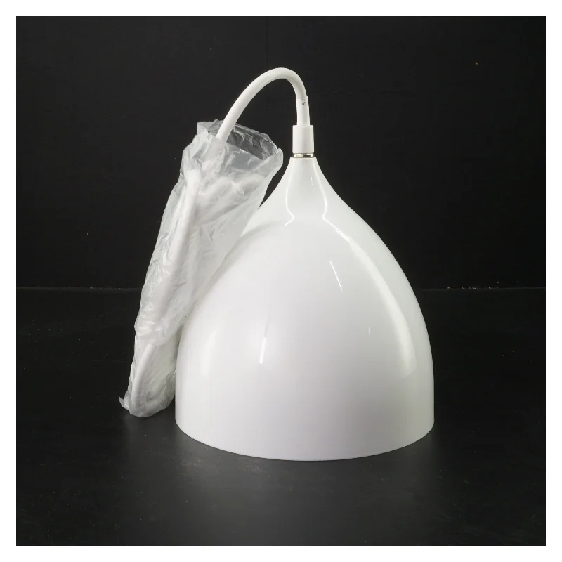 Ny Hvid pendellampe (str. Ø 16 cm)