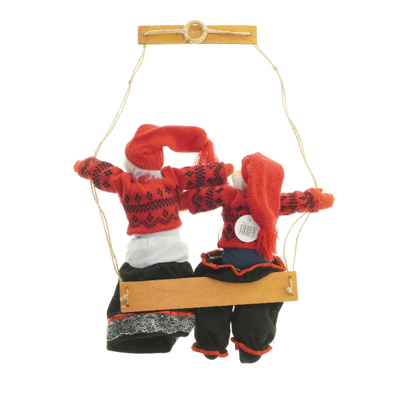 Dukkepar på gynge (str. 41x30,5 cm)