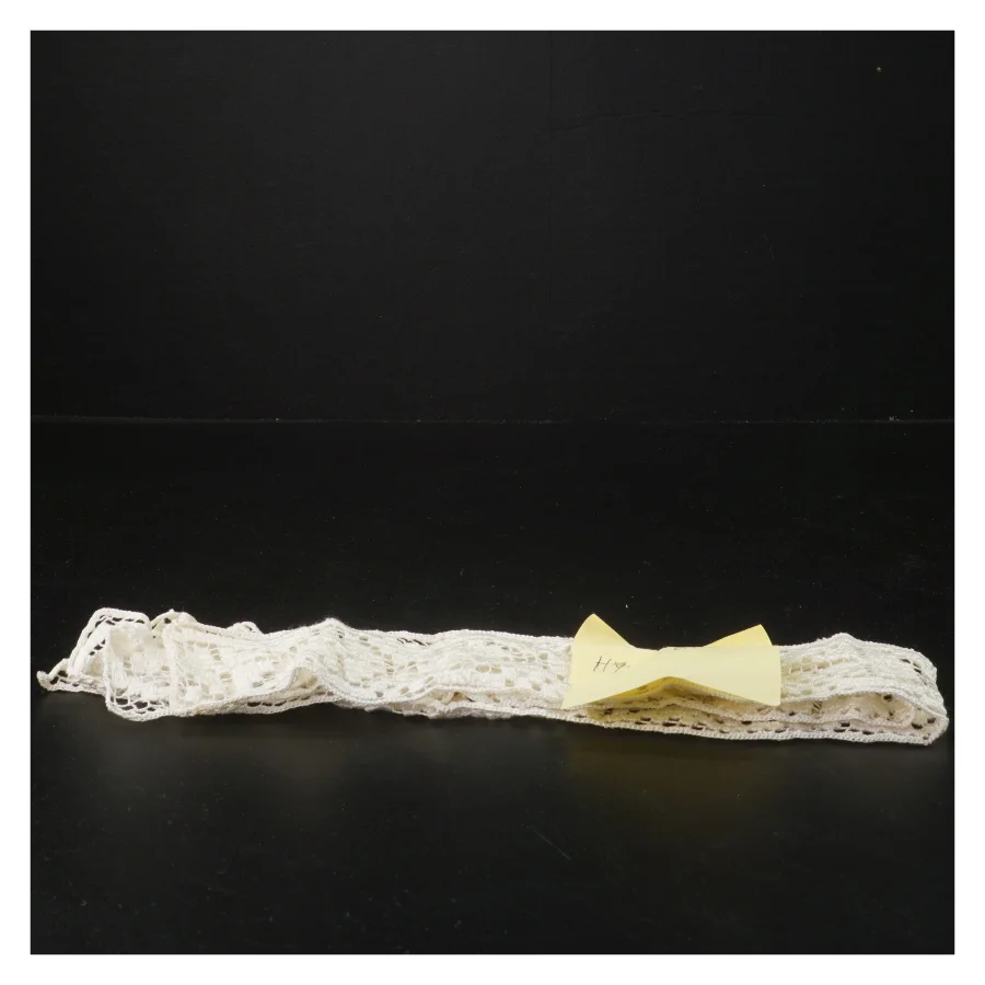 Hyldeborter i blonde, 2 stk (str. 2 stk 60x5 cm)