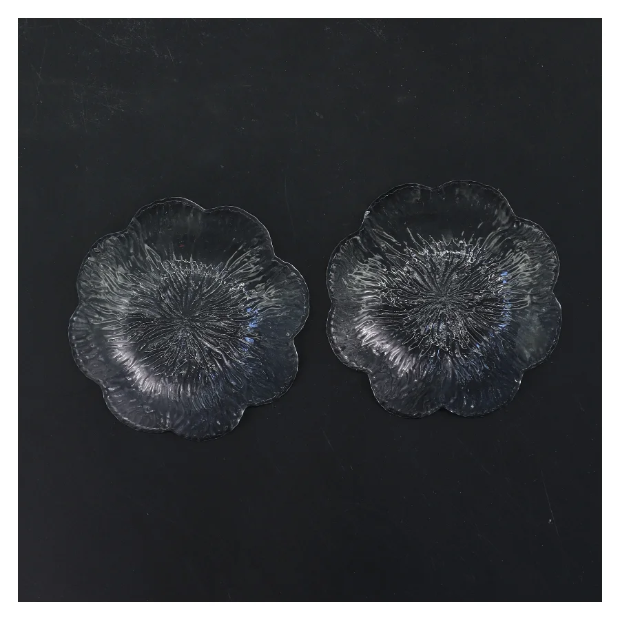 Glasblomsterfade (str. 2 stk 10 cm)fra holmegaard 