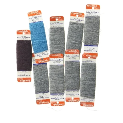 9 Gamle uldvareprøver Fra Froehlich fra Froehlich