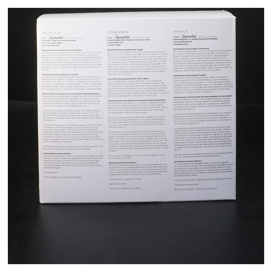 Sommerfugl tempereringsmaskine fra Summerbird