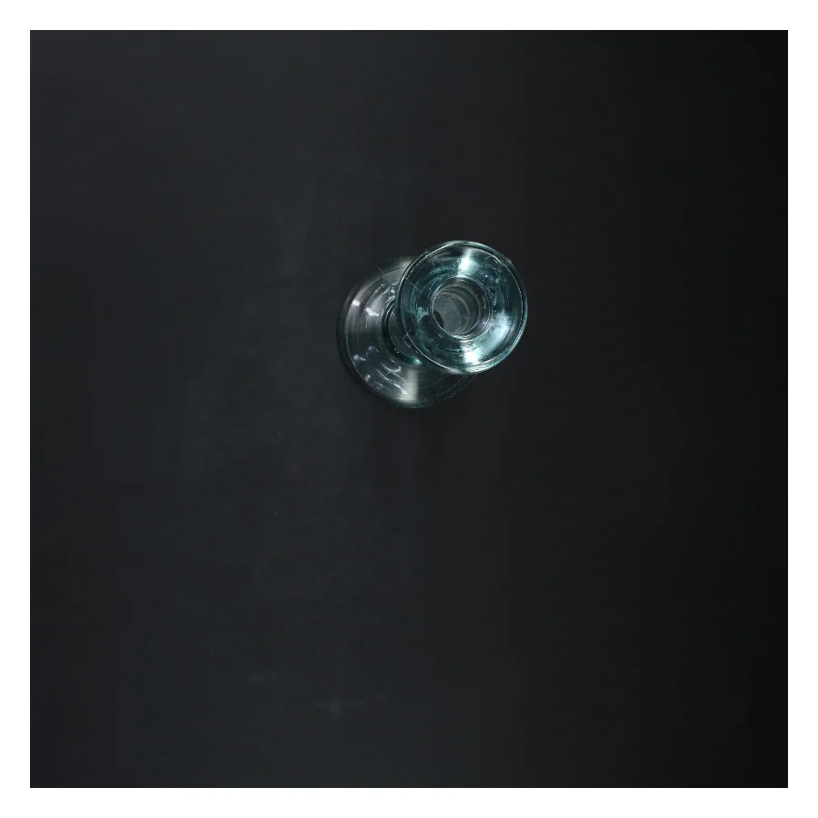 Glas lysestage (str. 20 cm)