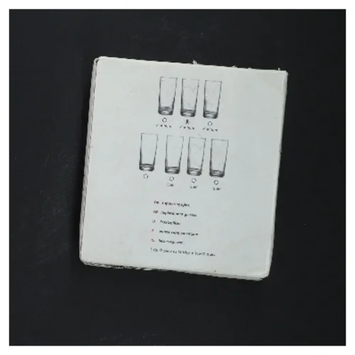 To drikkeglas med design fra Menu (str. 13,5 cm)