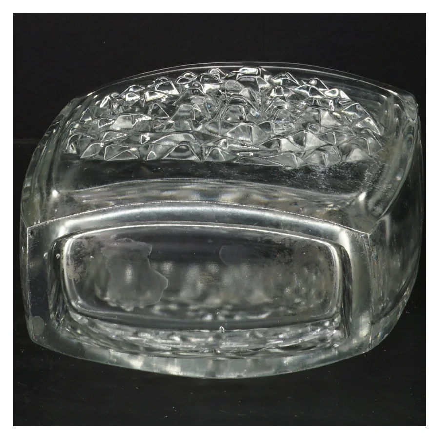 Glas vase (str. 18x16x8 cm)