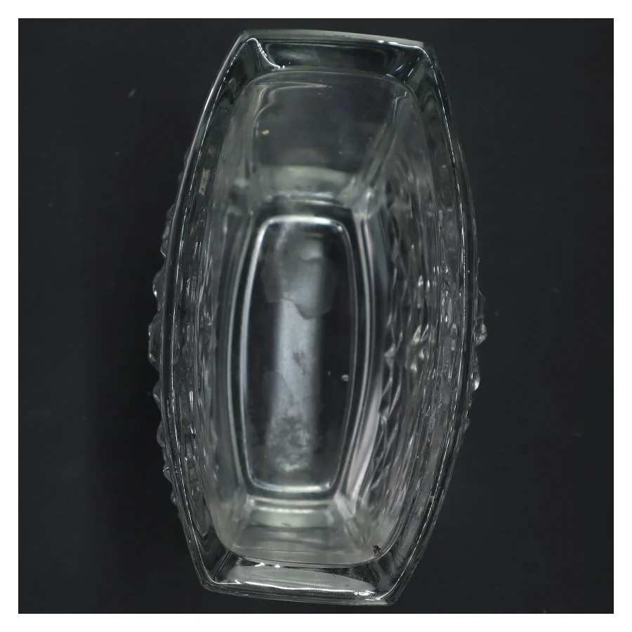 Glas vase (str. 18x16x8 cm)