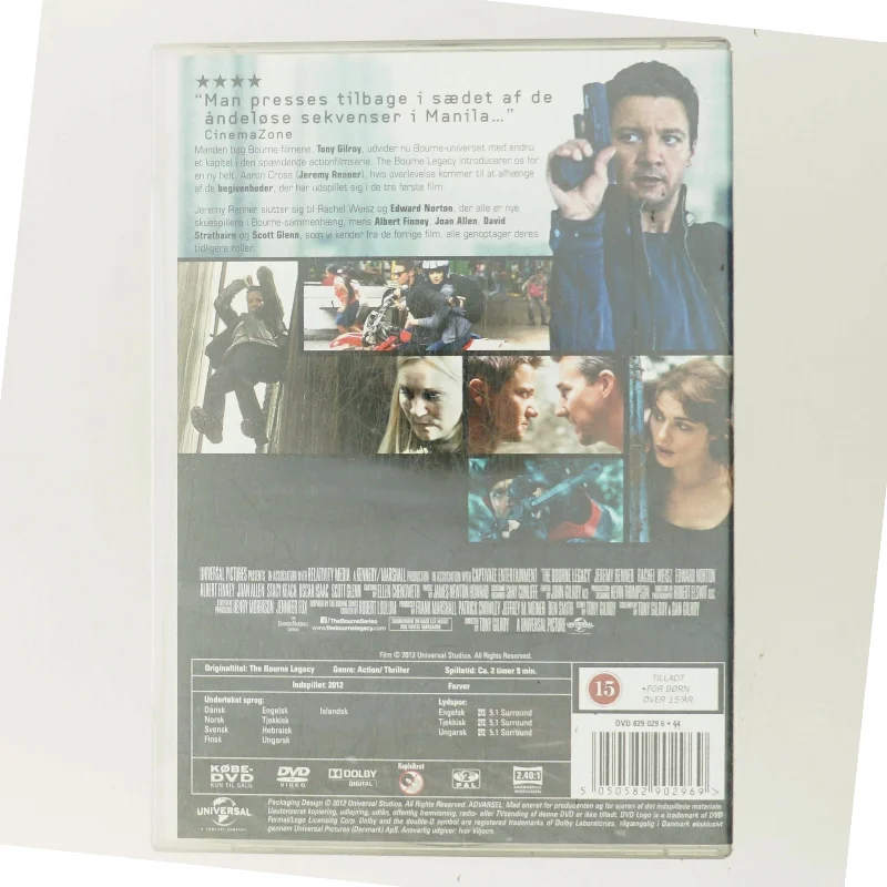 The bourne legacy med Jeremy Renner (DVD)