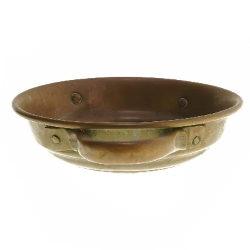 Gammel Kobbersigte med håndtag (str. Ø 21 cm)