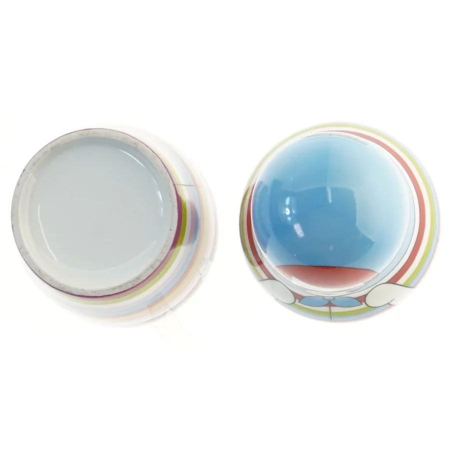Ny sparebøsse i porcelæn kan åbnes midt på (str. 20 cm)