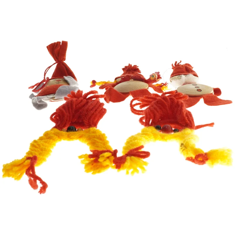 Små julenisset med figurer (str. 19-22 cm)