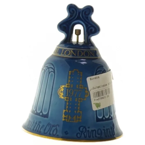 Porcelæns juleklokke fra Bing Og Grøndal (str. 13 cm)