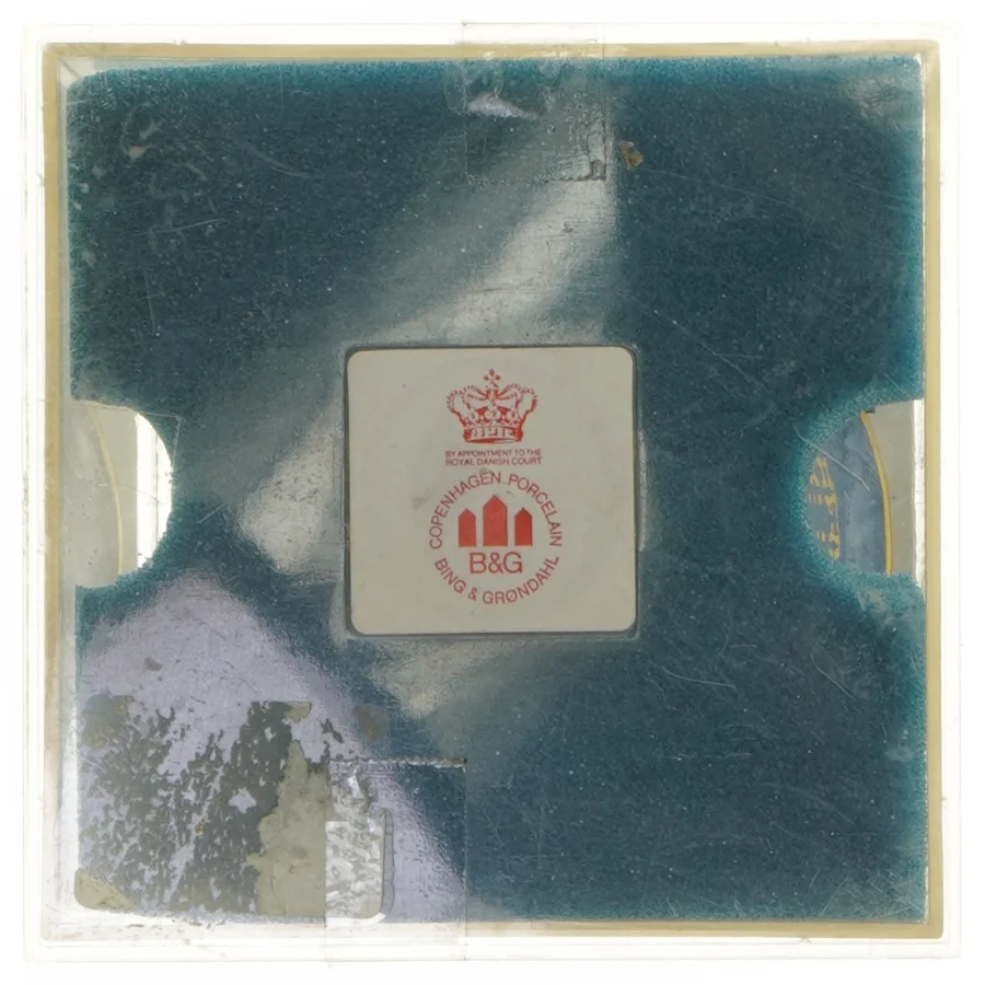 Porcelæns juleklokke fra Bing Og Grøndal (str. 13 cm)