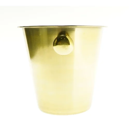 Champagnespand/vinkøler i messing-farve (str. 21 cm)