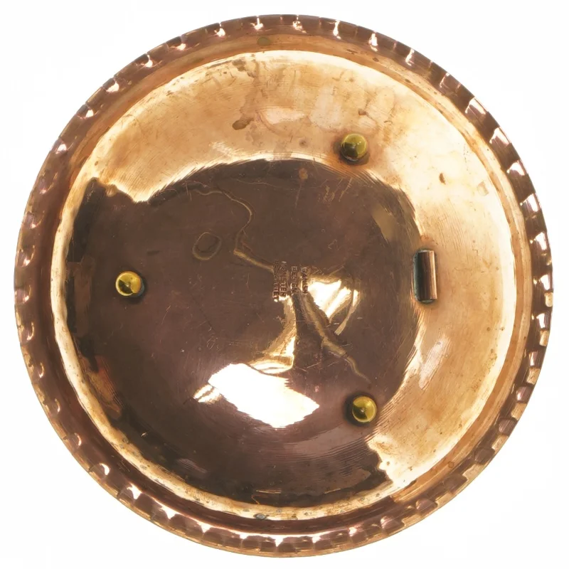 Kobber askebæger (str. Ø 15,5 cm)