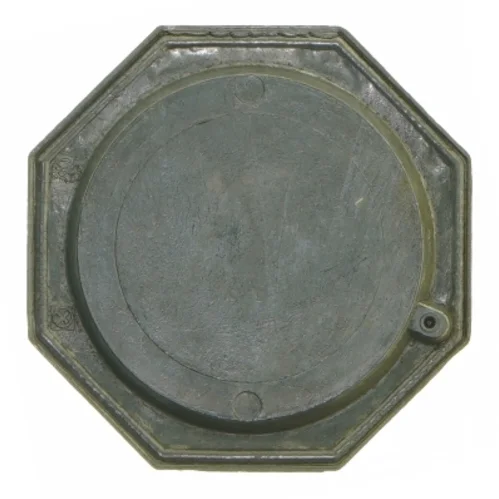 8 gamle Dekorative til ophæng eller glasbakkercoastere med blomsterdesign (str. 8 styk, ø 9,5 cm)