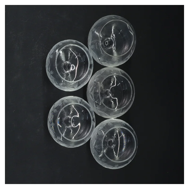 Sæt med 5 krystalglas, 9 cm (str. 5 styk, 9 cm)