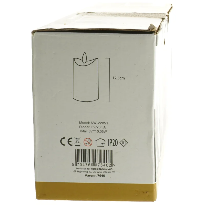 Nye LED adventslys med fjernbetjening fra Nowel (str. 12,5 cm)