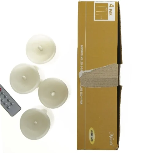 Nye LED adventslys med fjernbetjening fra Nowel (str. 12,5 cm)