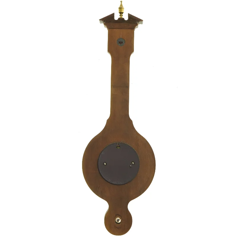 Gammelt Vægbarometer og termometer (str. 54 cm)