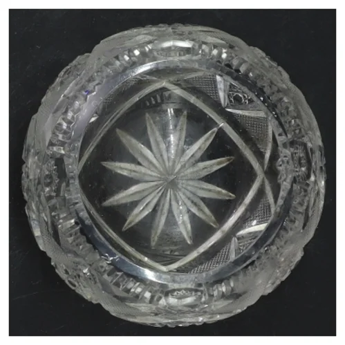 Krystalkunst, Rund Skål Ø 7,5 cm (str. Ø 7,5 cm)