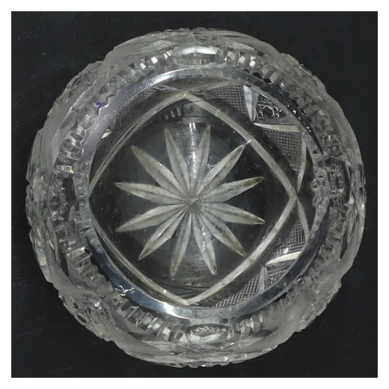 Krystalkunst, Rund Skål Ø 7,5 cm (str. Ø 7,5 cm)