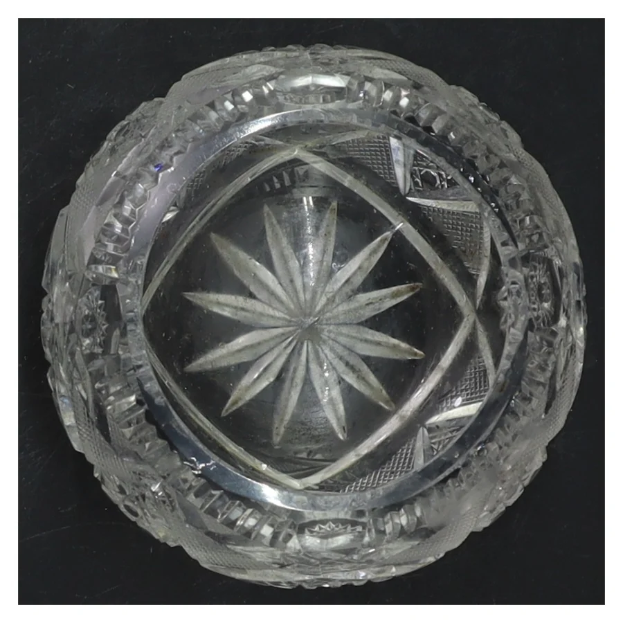 Krystalkunst, Rund Skål Ø 7,5 cm (str. Ø 7,5 cm)