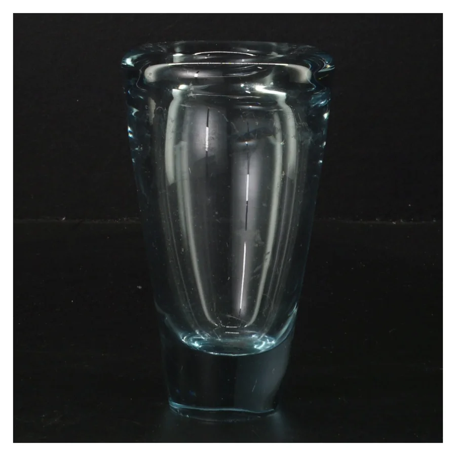 Glasvase fra holmegaard(str. 13,5 cm)