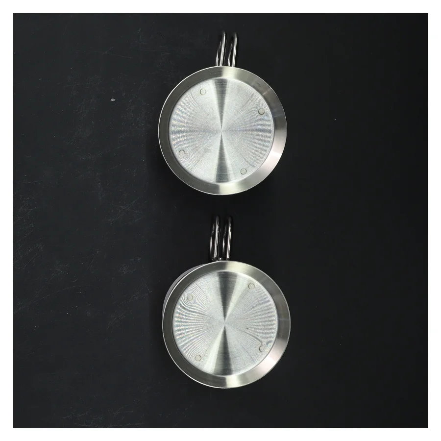 Sæt af porcelænskrus fra Menumed metalhåndtag (str. 6 cm)