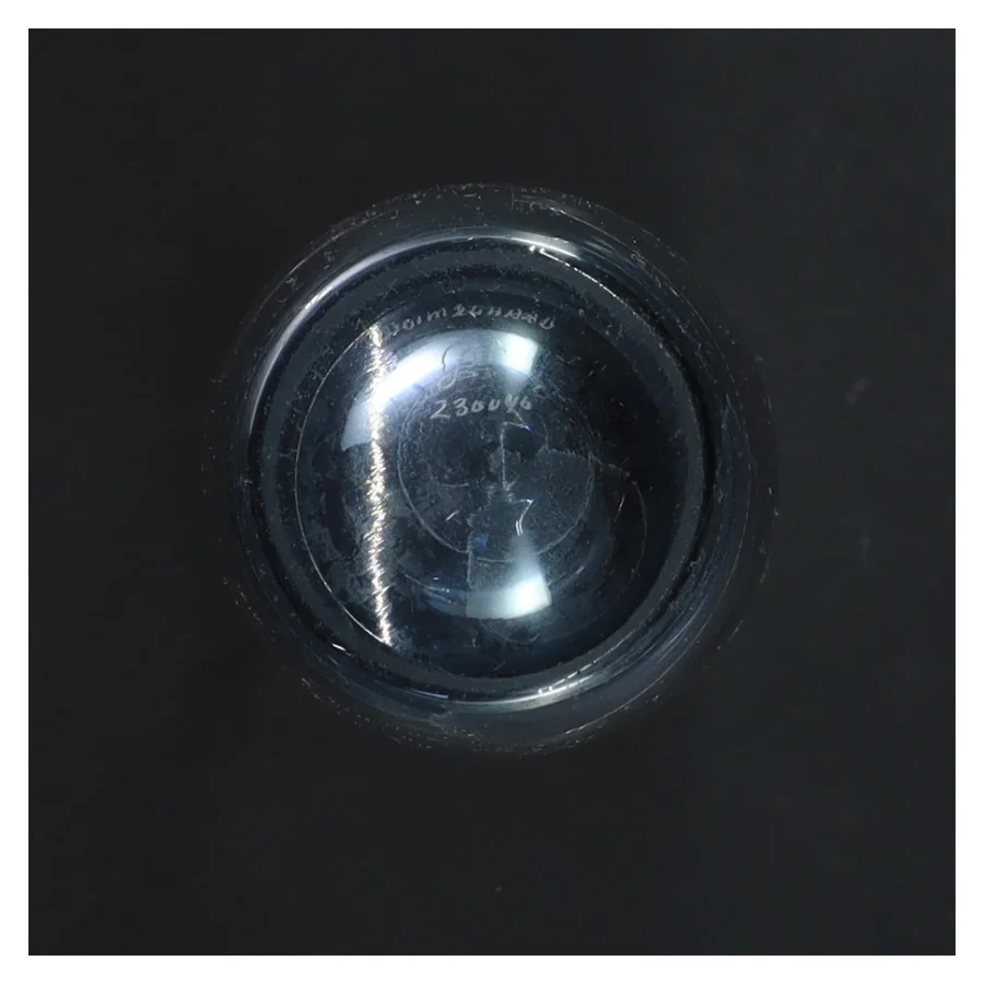 Glasvase (str. 19 cm) fra holmegaard 