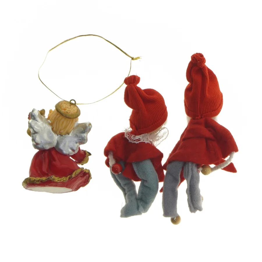 Julenisset, figurer og engel (str. 7-13 cm)