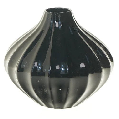Sort riflet vase (str. 20 cm)