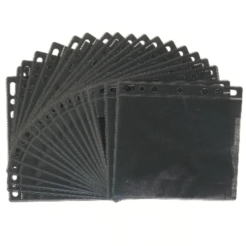 Plastlommer med huller (str. 19x17,5 cm, 19 styk cm)