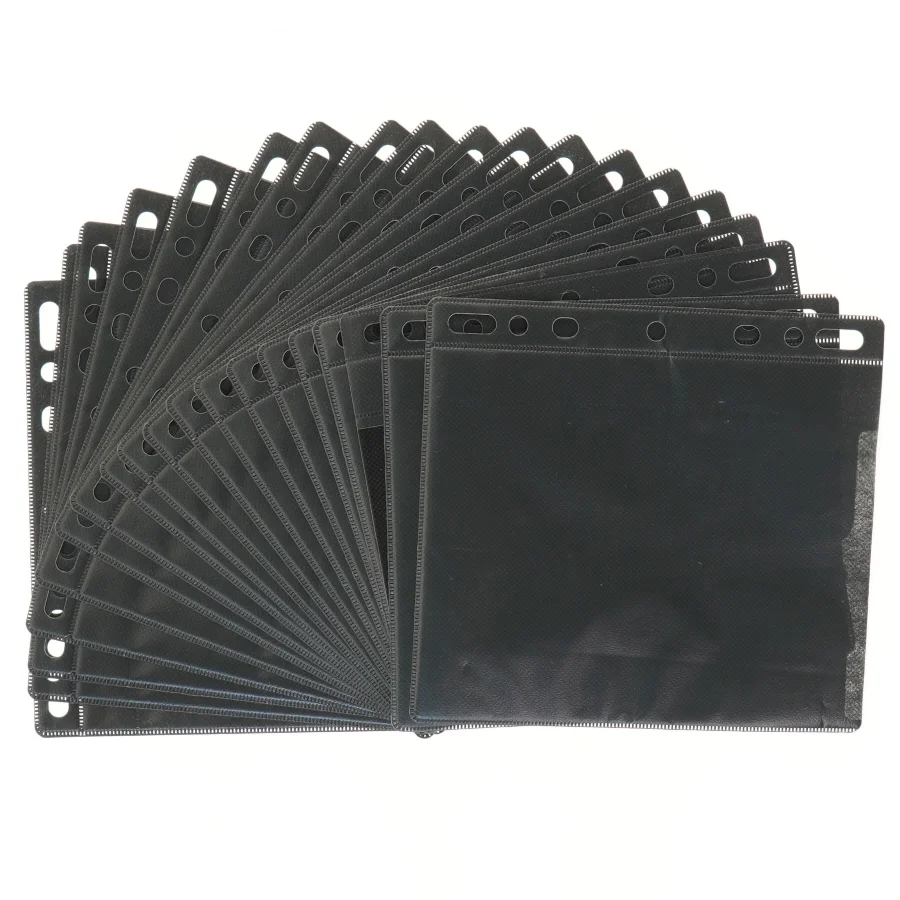 Plastlommer med huller (str. 19x17,5 cm, 19 styk cm)