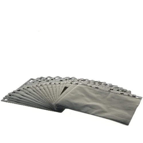 Plastlommer med huller (str. 19x17,5 cm, 19 styk cm)