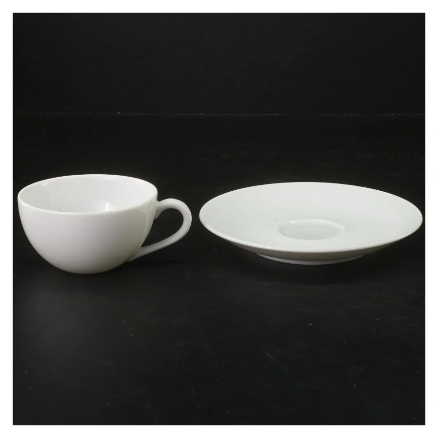 6 Sæt med kaffekopper fra Eva Trioog underkopper fra Evatrio (str. Ø 14 og Ø8,5 cm)