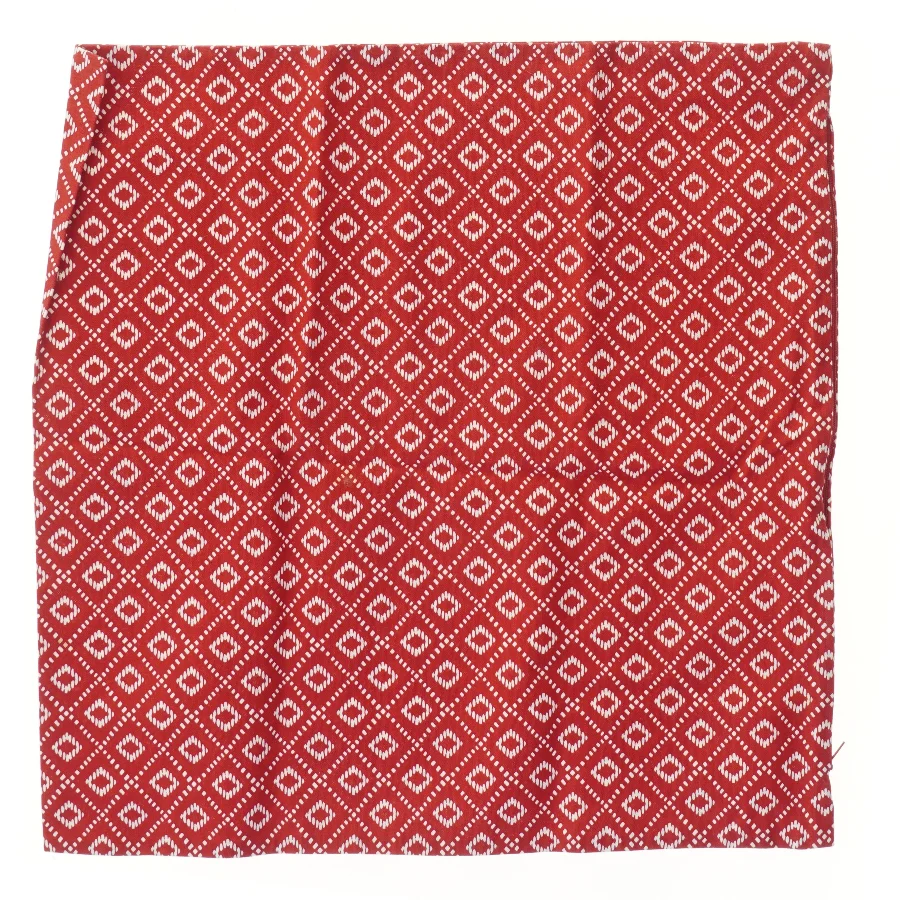 Rød tekstilserviet med mønster (str. 50x50 cm)