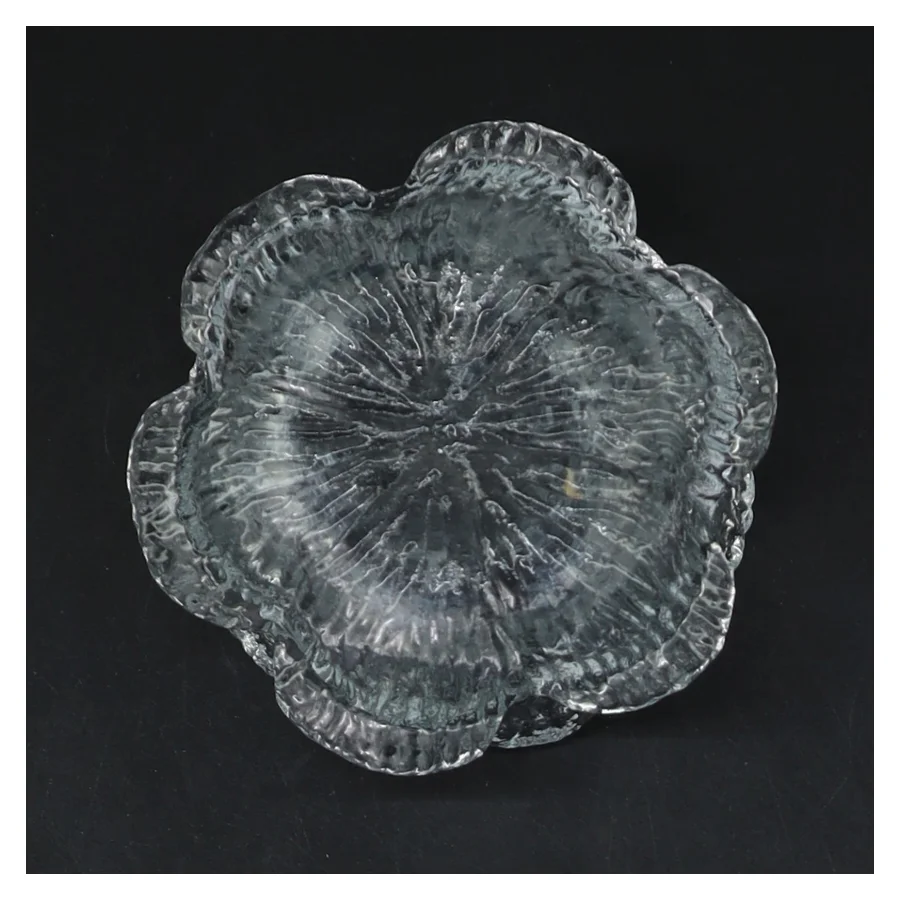 Glas lysestage fra holmegaard (str. Ø 8,5 cm)