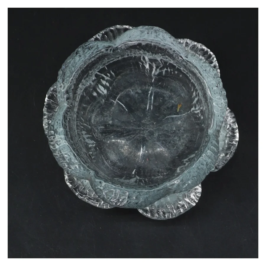 Glas lysestage fra holmegaard (str. Ø 8,5 cm)