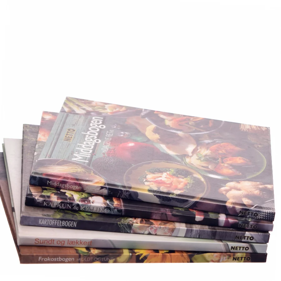 6 Nye nettobøger bl.a Middagsbogen : dagens ret af NETTO (Bog)