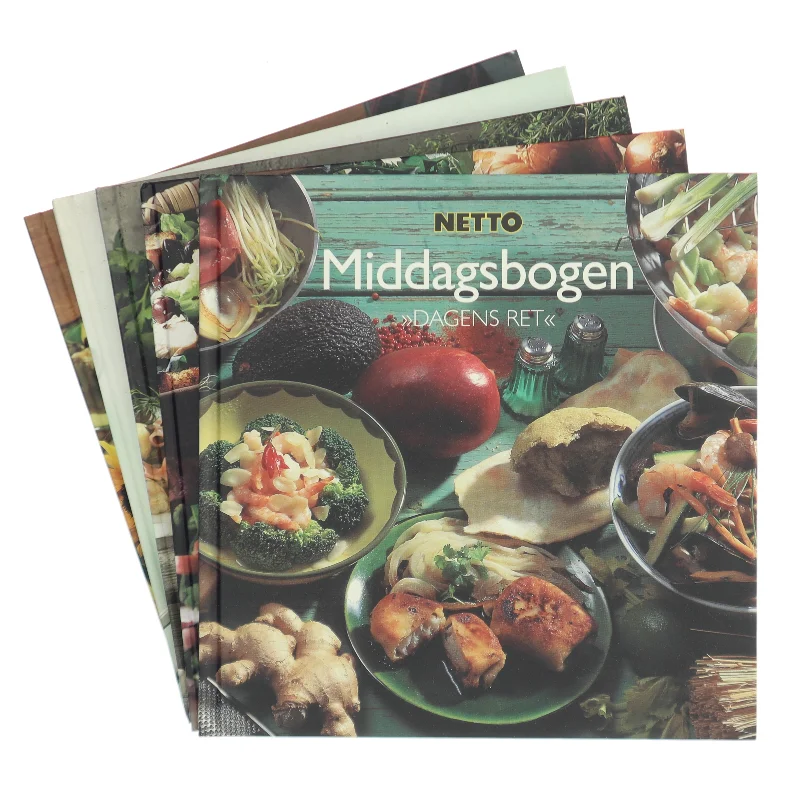 6 Nye nettobøger bl.a Middagsbogen : dagens ret af NETTO (Bog)