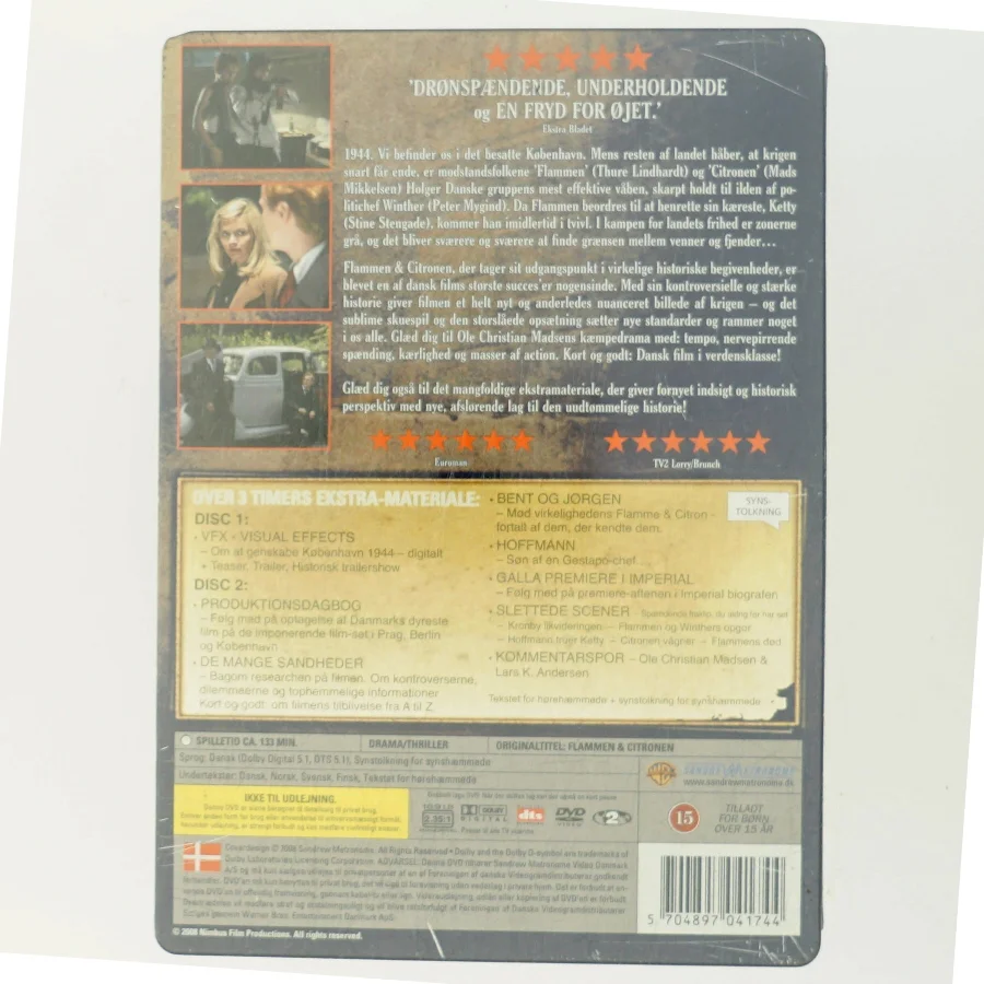 Flammen & Citronen med Mads Mikkelsen (DVD)