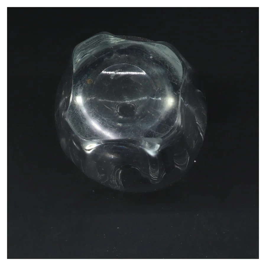 Glasvase fra holmegaard (str. 20,5 cm)