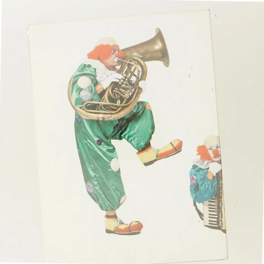 Bog med klovne på omslag> af <Bogens forfattere> (Bog)