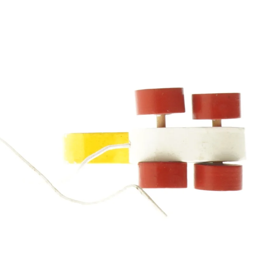 Træ-legetøjsand med hjul (str. 11x10 cm)