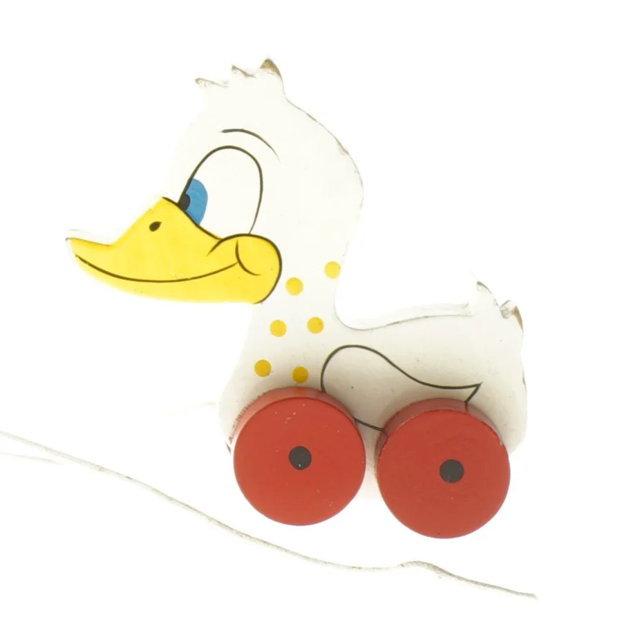 Træ-legetøjsand med hjul (str. 11x10 cm)