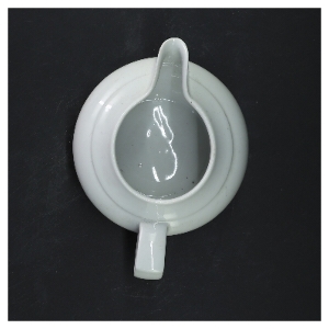 Hvid flødekande (str. Ø 12 cm)